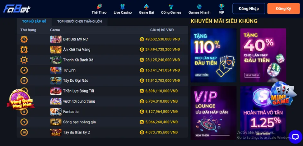 Cá cược quần vợt tại hi678 win